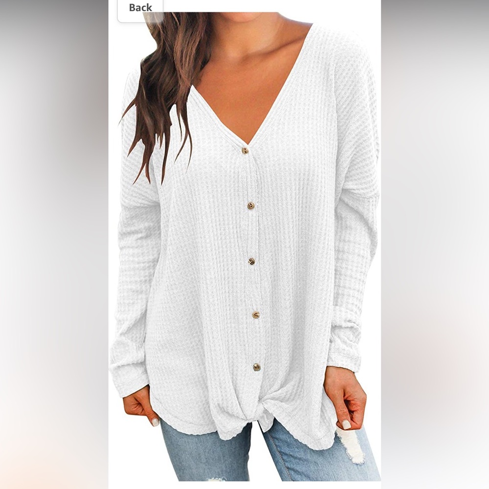 Miholl Long sleeve button blouse